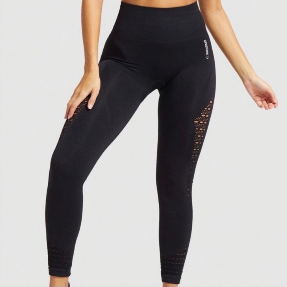 Gymshark laser cut seamless leggings (size M)
